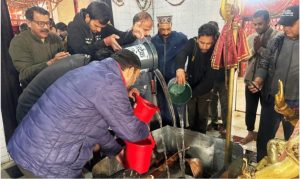 घाटी में बारिश की कामना के लिए भूतनाथ मंदिर में हुआ जलछाई का आयोजन