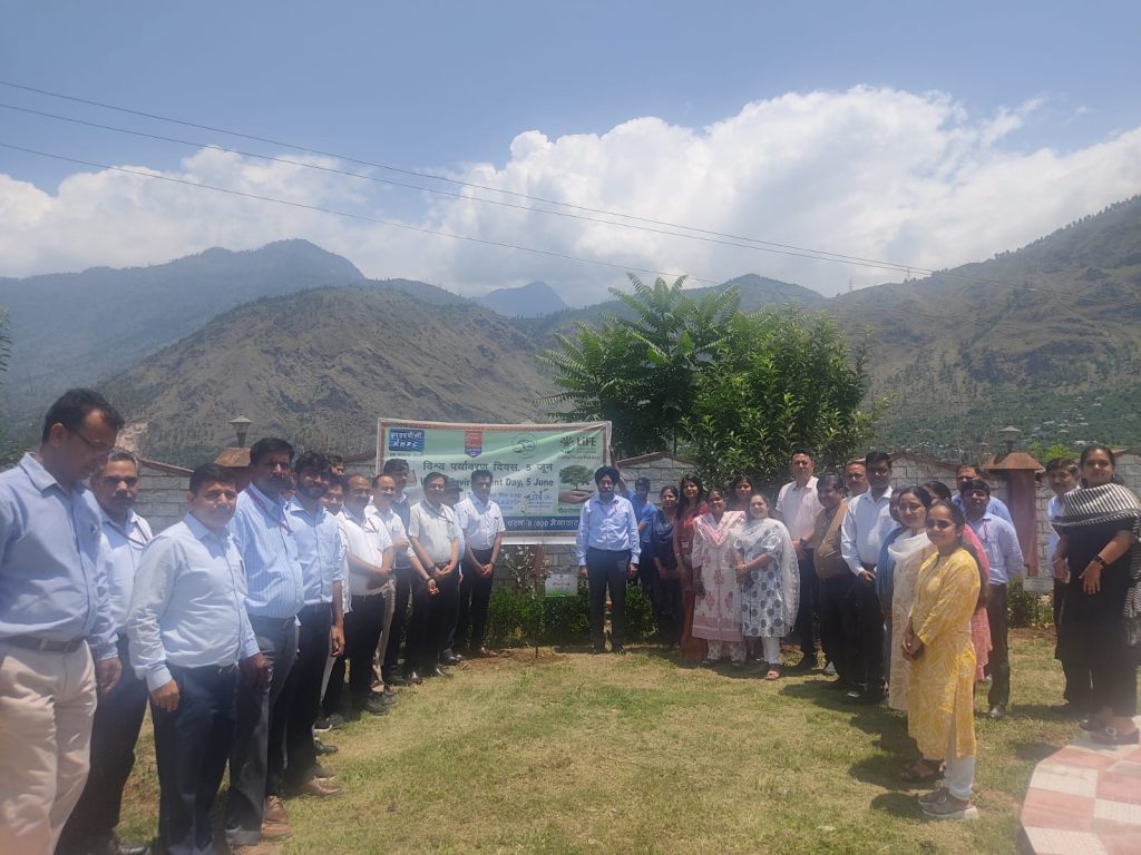 एनएचपीसी पार्बती जलविद्युत परियोजना चरण-।। में मनाया गया विश्व पर्यावरण दिवस